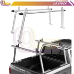 2X 71" Silver High Bed Rear Cross Bar Roof Rack Luggage Cargo Carrier For Pickup. Fixed Price $177.63.