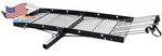 Steel Cargo Carrier W/ 4-BIKE Rack Fits Receiver 500 Lb Capacity 27" X 62". Fixed Price $346.63.