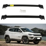 Black Rubber Top Roof Rack Cross Bar Carrier Fits 2011-2015 2016 Jeep Compass. Fixed Price $88.14.