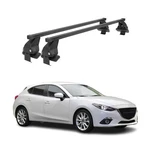 For Mazda 3 2014-2018 Omac G010515 Black Top Roof Racks Cross Bars. Fixed Price $199.90.