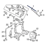 For Volkswagen Passat 2006-2010 3C1998002 Front Right Wiper Blade. Fixed Price $49.46.