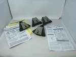 Yakima Q-tower Roof System Round Cross Bar Bracket Attachment Set No Locks. Fixed Price $39.97.