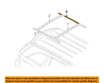 Chrysler Oem 04-08 Pacifica Roof Luggage Carrier-side Rail 4857767AE. Fixed Price $134.75.