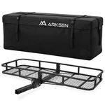 60" X 25" Cargo Hauler Carrier Hitch Mounted Receiver Luggage Basket + Bag Combo. Fixed Price $199.96.