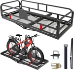 Hitch Cargo Carrier Bike Rack Mount With Racr. Fixed Price $362.37.