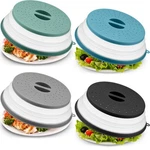 4 Pack Microwave Splatter Cover For Food Silicone Lids Kitchen Gadget Set Mic.... Fixed Price $33.93.