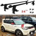 54" Top Roof Rack Cross Bars Cargo Kayak Carrier W/lock For 2010-13 Kia Soul. Fixed Price $149.08.