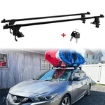 52" Universal 3.5 Sr Roof Rack Cross Bars Luggage Kayak Carrier + Lock Aluminum. Fixed Price $149.17.