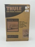 Thule Clamp-on C28 Car Rack Sytems New In Box Made Usa 4 Ons Nib. Fixed Price $11.95.