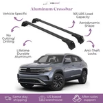 Erkul Roof Rack Cross Bars Fit Volkswagen Atlas Sport 20-25 Aluminum Black. Fixed Price $129.90.