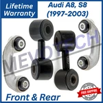 New Oe Front & Rear Sway Bars Links For 1997-2003 Audi A8/S8, 10 Yr Warranty... Fixed Price $95.99.
