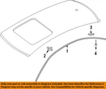 Audi Oem 12-18 A3 Sportback E-tron-roof Molding Retainer Clip Right 8K0853929B. Fixed Price $6.48.