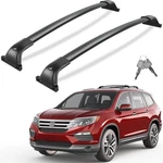 Roof Rack Cross Bars 300LBS Honda Pilot 2016-2022 Lockable Black Tuyoung Flush. Fixed Price $179.99.