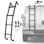 Ladder Rack Ford E-series Chevy Gmc Vans Universal Hook Over Black. Fixed Price $99.81.