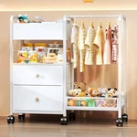 Kids Clothing Rack With Storage Baby Clothes Toy Organizer Wheels Closet. Fixed Price $69.99.