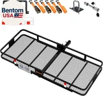 70"X30"X6" Xxl Heavy Duty Trailer Hitch Cargo Carrier 500 Lbs Capacity Weather. Fixed Price $380.57.