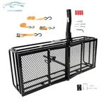 500LBS Hitch Mount Cargo Carrier Basket 66'X24'X14' With Rack Fits Ebike. Fixed Price $213.11.