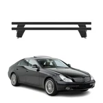 For 2008-2011 Mercedes Cls Class C219 Fix Point Roof Racks Cross Bars Alu Black. Fixed Price $259.99.