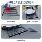 Folding Wheelchair Scooter Carrier Rack Disability Medical Ramp Hitch Mount. Fixed Price $230.97.