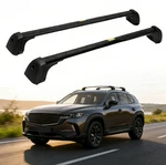 Lockable Roof Rack Cross Bars Luggage Carrier For Mazda CX-50 2023-2025 Black. Fixed Price $85.00.