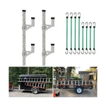 Aluminum Side Mount Trailer Ladder Rack, Lightweight Rustproof Adjustable Lad.... Fixed Price $143.80.