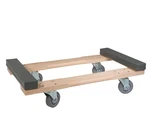 32"X18" Chicago Style 4 Wheel Dolly 1000 Lbs Capacity Furniture Moving Carrier. Fixed Price $96.99.