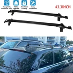 For Audi S4 A4 B8 4DR 43.3" Top Roof Rack Cross Bars Luggage Carrier W/ Lock. Fixed Price $76.96.