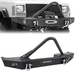 Front Stinger Bumper W/ Led Light & Winch For 84-01 Jeep Cherokee Xj Comanche Mj. Fixed Price $249.99.