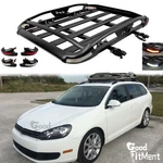 For Vw Jetta Sport Wagon Rack Rooftop Luggage Cargo Carrier Basket W/ Light. Fixed Price $229.68.