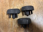 Lot 3 Used Thule RB47 Rapid Aero Aluminum Roof Rack Load Bar End Caps. Fixed Price $25.00.