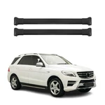 For 2012-2015 Mercedes Ml Class W166 Roof Rack Cross Bars Luggage Alu Black. Fixed Price $79.99.