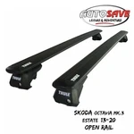 Thule Wingbar Evo Black Roof Bars Fit Skoda Octavia MK.3 Estate 13-20 Open Rail. Fixed Price $432.74.