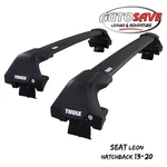 Thule Wingbar Edge (black) Roof Set To Fit Seat Leon Hatchback (2013-20). Fixed Price $499.63.