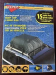 Keeper Cargo Bag, Roof Top Vehicle Luggage, 15 Cu Ft, 07203, Nib Nwt. Fixed Price $45.00.