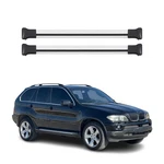 2000-2006 Bmw X5 E53 Roof Rack Cross Bars Silver. Fixed Price $89.99.