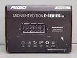 Rigid Midnight Edition E-series Pro Hybrid Spot 6" Led Light Bar 106213BLK, New. Fixed Price $249.95.