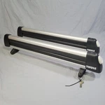 Thule 91725 Universal Rooftop Ski And Snowboard Rack Carrier W/ Mounts Keys. Fixed Price $99.87.