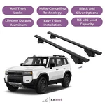 Erkul Roof Rack Cross Bars For Toyota Land Cruiser 2024-2026 Raised Rails Black. Fixed Price $179.90.