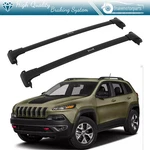 For 15-20 Jeep Cherokee Aluminum Roof Rack Cross Bar Top Luggage Baggage Cargo. Fixed Price $72.19.