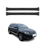 For Volkswagen Touareg 04-10 Omac 7527928B Black Raised Roof Rails Cross Bars. Fixed Price $89.99.
