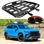 For Volkswagen Taos Aluminum Roof Rack Cargo Carrier Basket Cross Bars W/ Lights. Fixed Price $229.10.