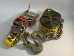 Erickson 2"X27' Flat Hook Ratchet Strap Handle 3300 Lbs. Fixed Price $18.99.