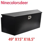 49"X15"X18.5" Steel Tongue Trunk Bed Trailer Tool Box Storage W/lock Black. Fixed Price $203.69.