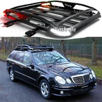 Roof Rack Cargo Carrier Basket Cross Bar W/light For Mercedes E-class W211 Wagon. Fixed Price $229.06.