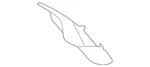Genuine Bmw Partition Panel 51-71-7-050-671. Fixed Price $80.81.