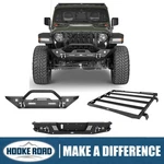 Hooke Road Roof Rack Front Rear Bumper For 2020-2026 Jeep Gladiator Jt. Fixed Price $199.24.