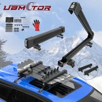 Universal Roof Mounted Snowboard Sliding & Ski Rack With Lock Rubber Padding. Fixed Price $70.31.