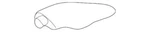 Genuine Honda Cover Rear 75278-S9V-A10. Fixed Price $17.00.