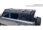 Zroadz Z845491 Soft Top Rack W/large Molle Panels Black For 21-23 Bronco 4-DOOR. Fixed Price $2199.50.