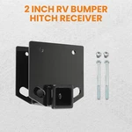 2 Inch Rv Bumper Mount Hitch Receiver Kit For 4X4 Square 3500 Lbs. Fixed Price $40.96.